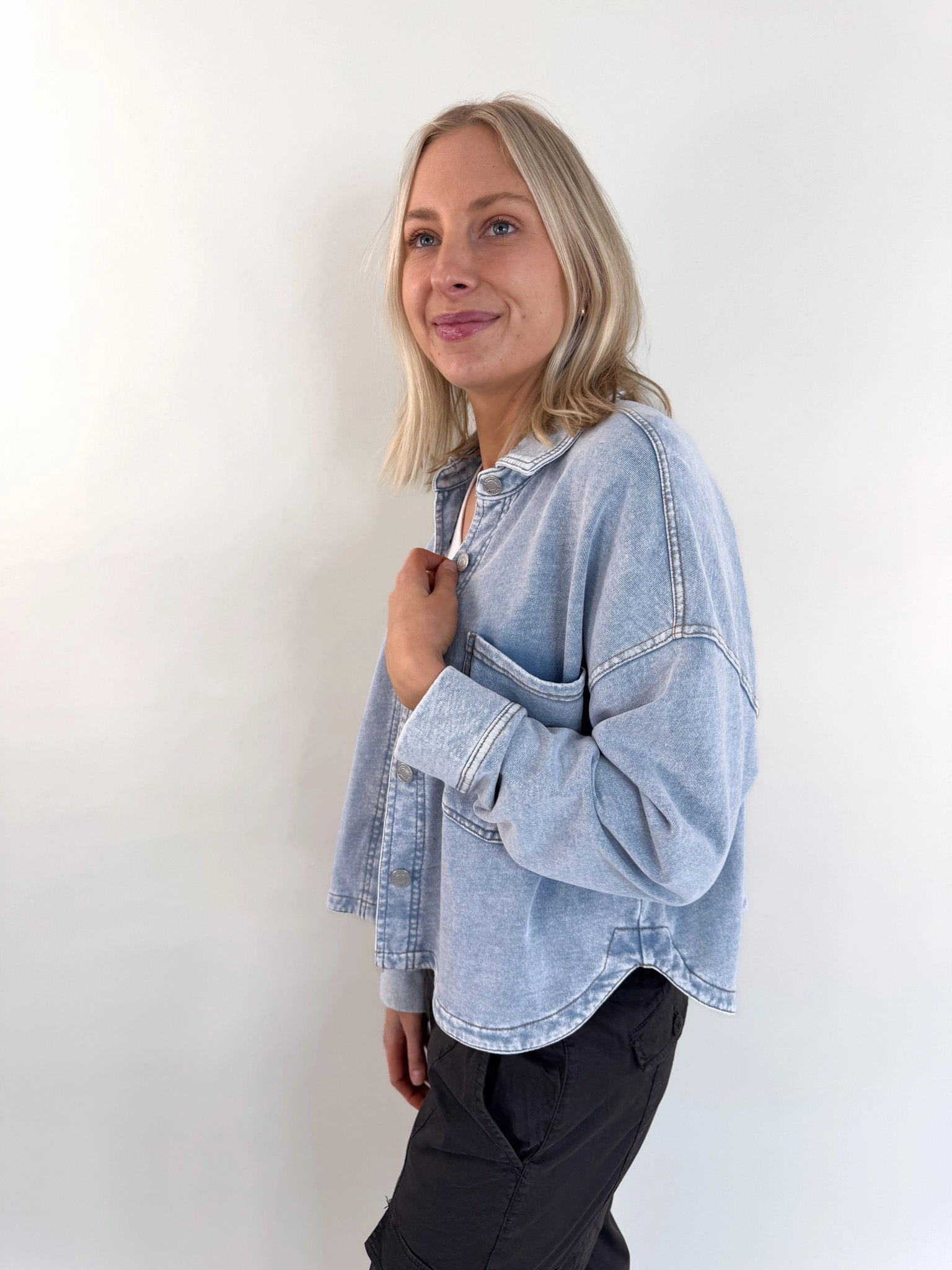 [Z SUPPLY] All Day Cropped Knit Jacket