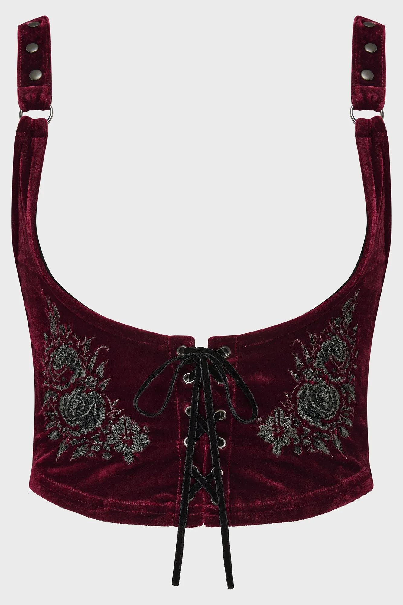 A Devil's Rose Underbust Corset Top