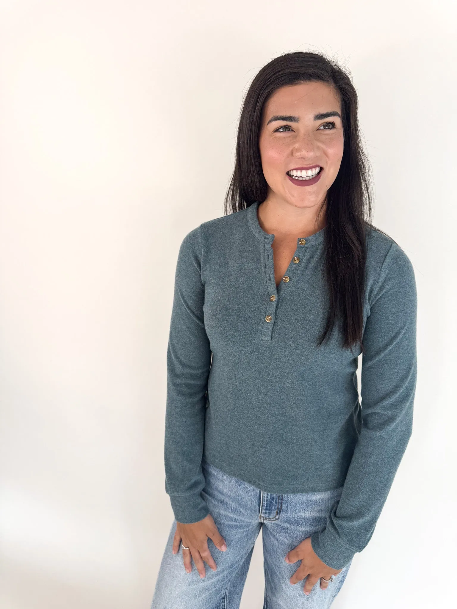 Aeris Spruce Heather Top