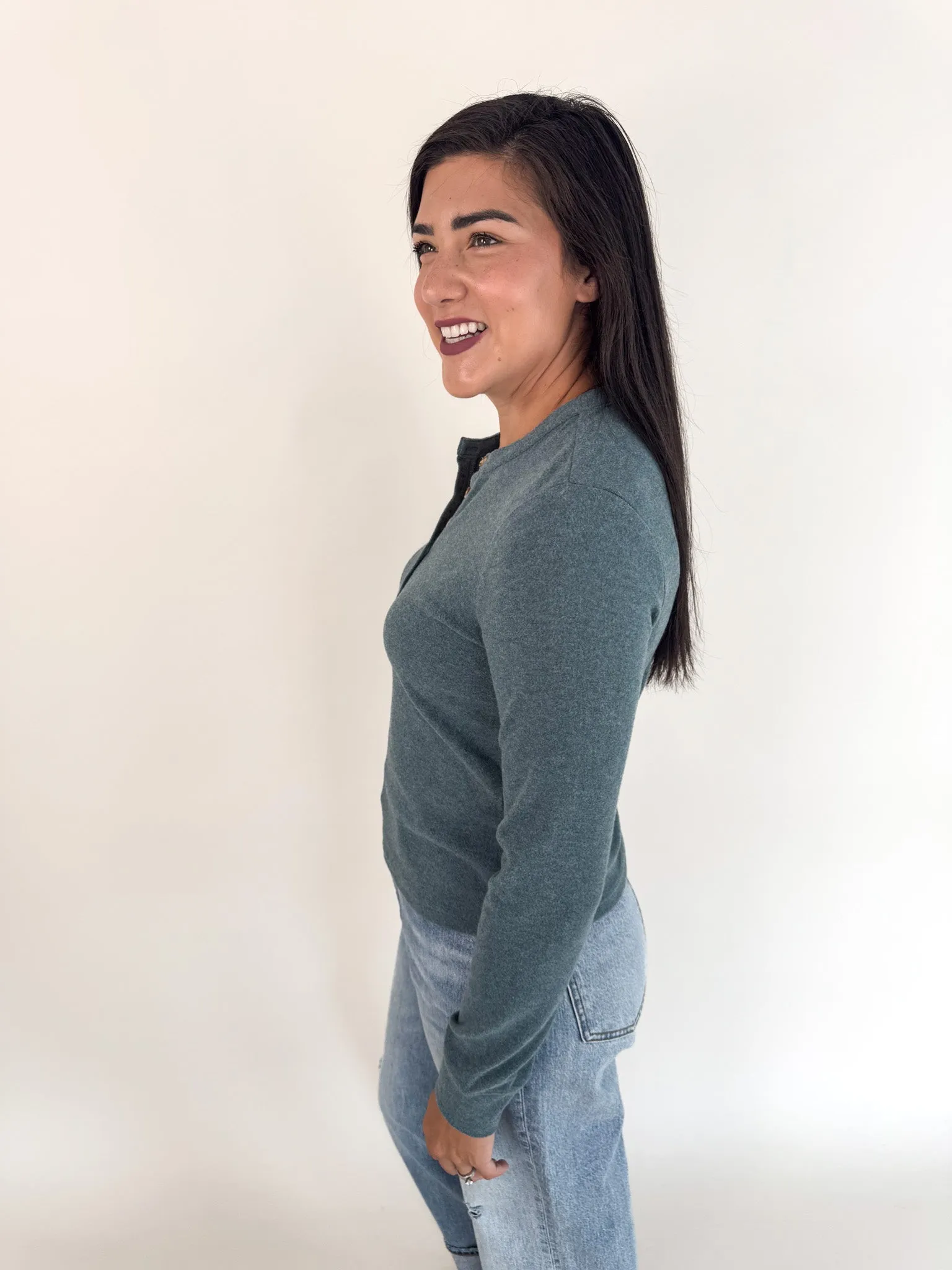 Aeris Spruce Heather Top