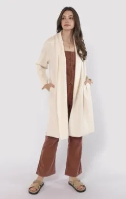 Aleesia Shawl Collar Open Coat