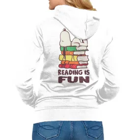 Reading Is Fun With Snoopy Suede