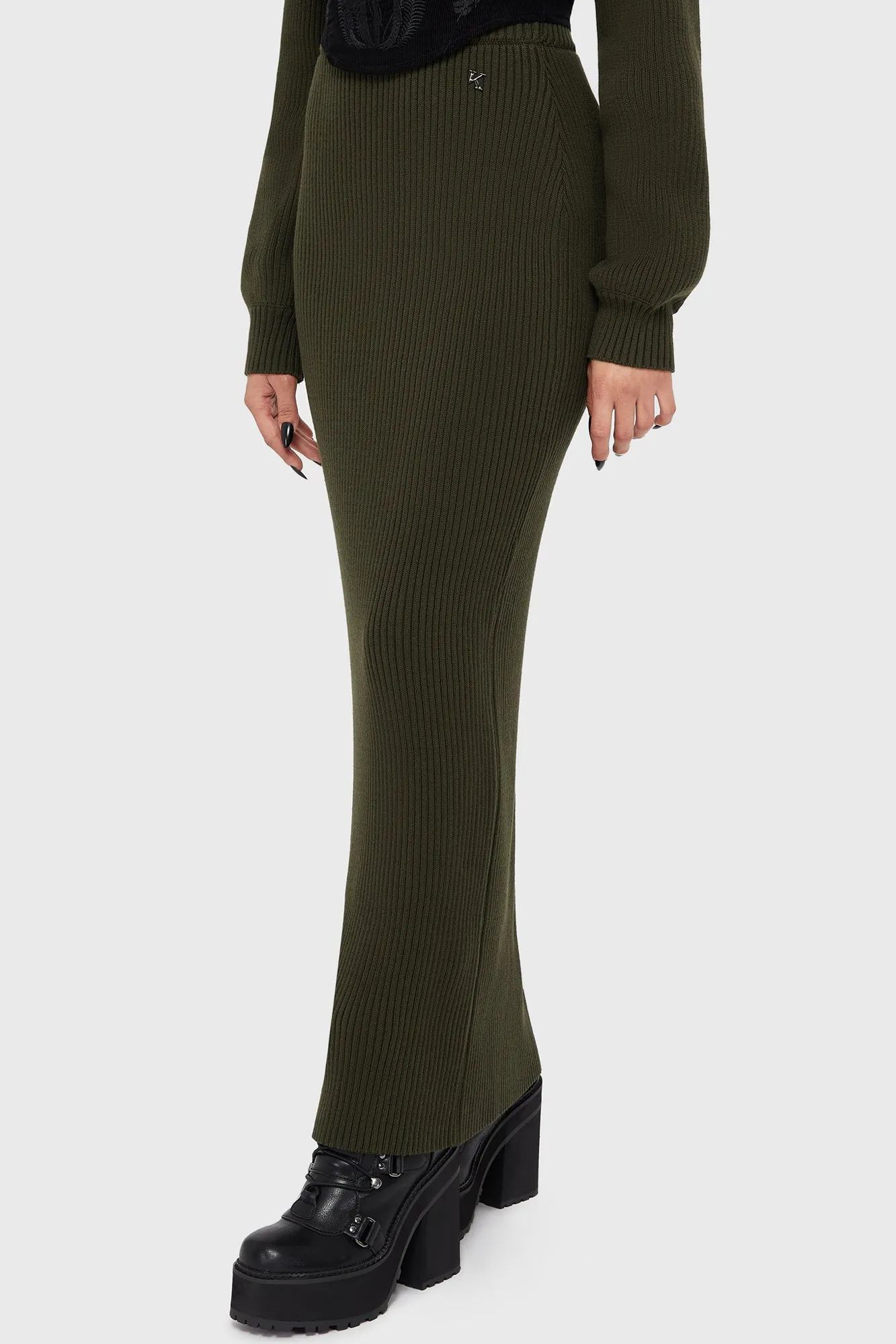 Belinda's Woe Maxi Skirt [Khaki]