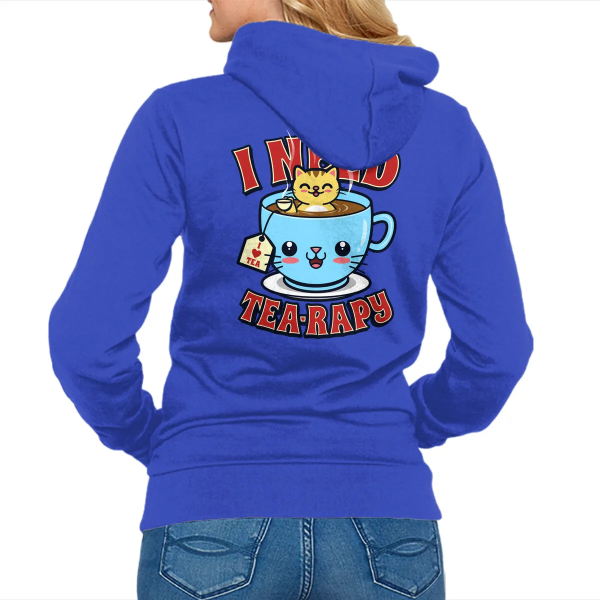 I Need Tea-rapy Classic Layer Zippered Pocket