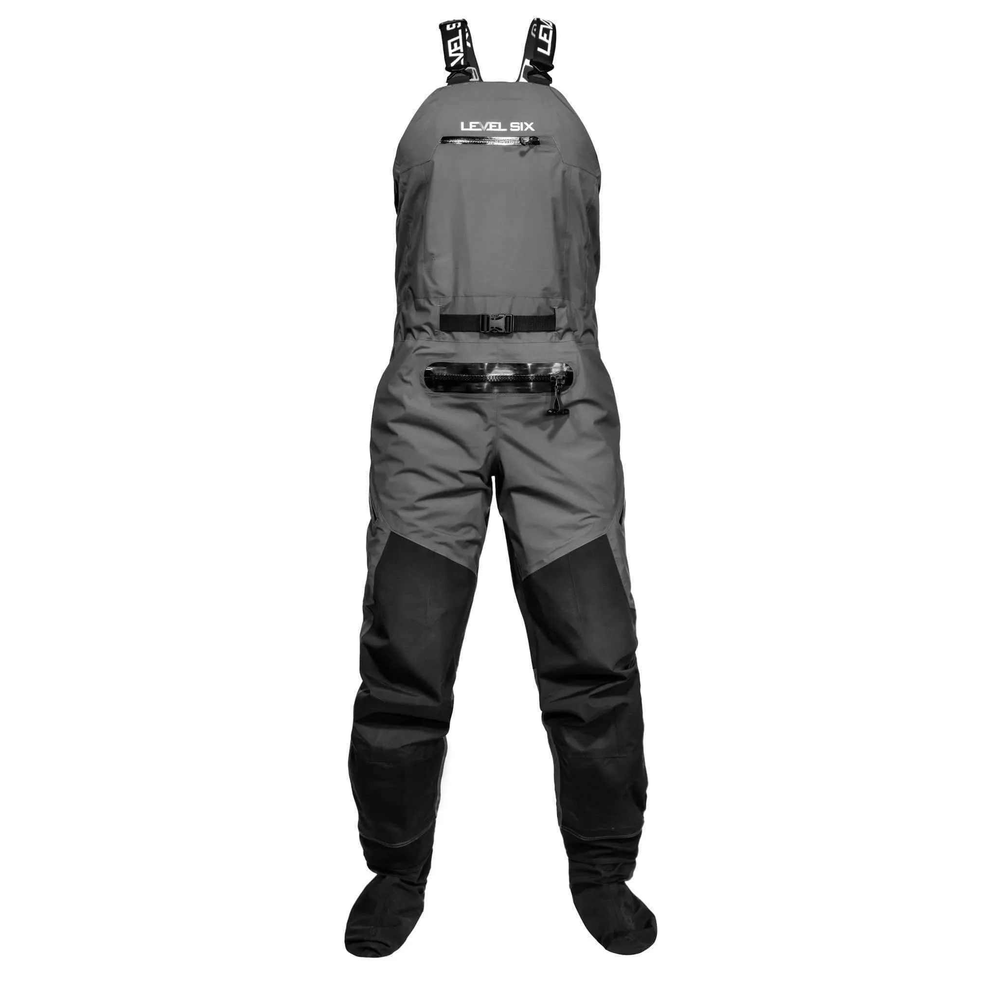 Breakwater Bib 2.0 Paddling Pants XS / CHARCOAL Level Six