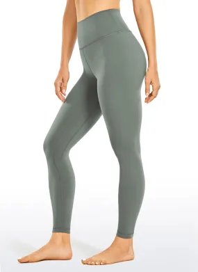 CRZ YOGA Women's Yoga Train High Rise Brushed Nakedfeel Leggings 25'' Grey Sage