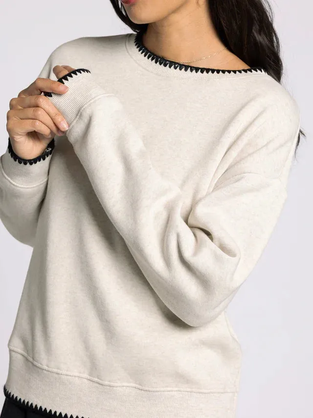 Carmine Top- Oatmeal