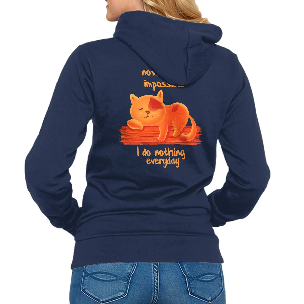 Long Sleeve Cozy Apparel I Do Nothing Every Day