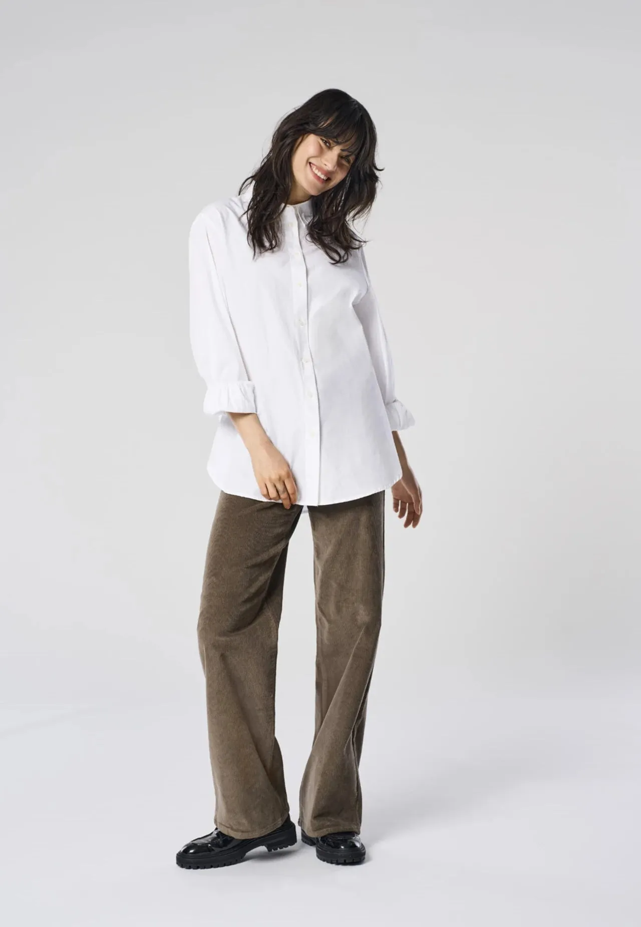 Corduroy Wide Leg Pants
