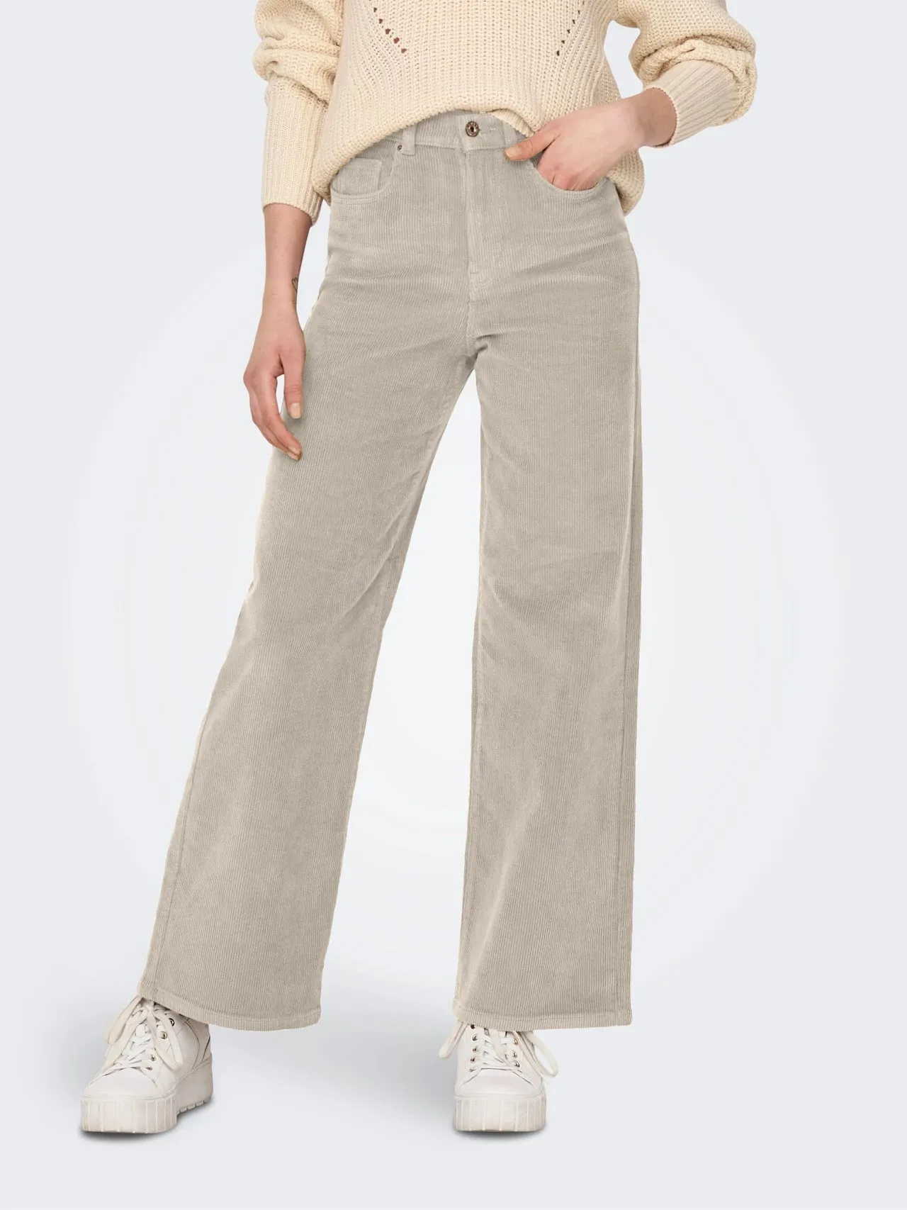 Corduroy Wide Leg Pants