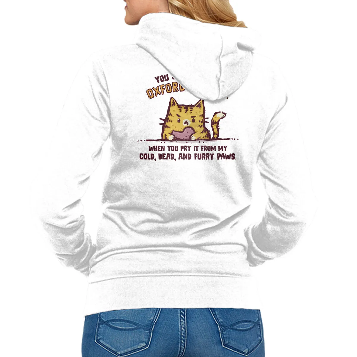 Outdoor Hoodie Warm Hues I Will Keep My Oxford Comma