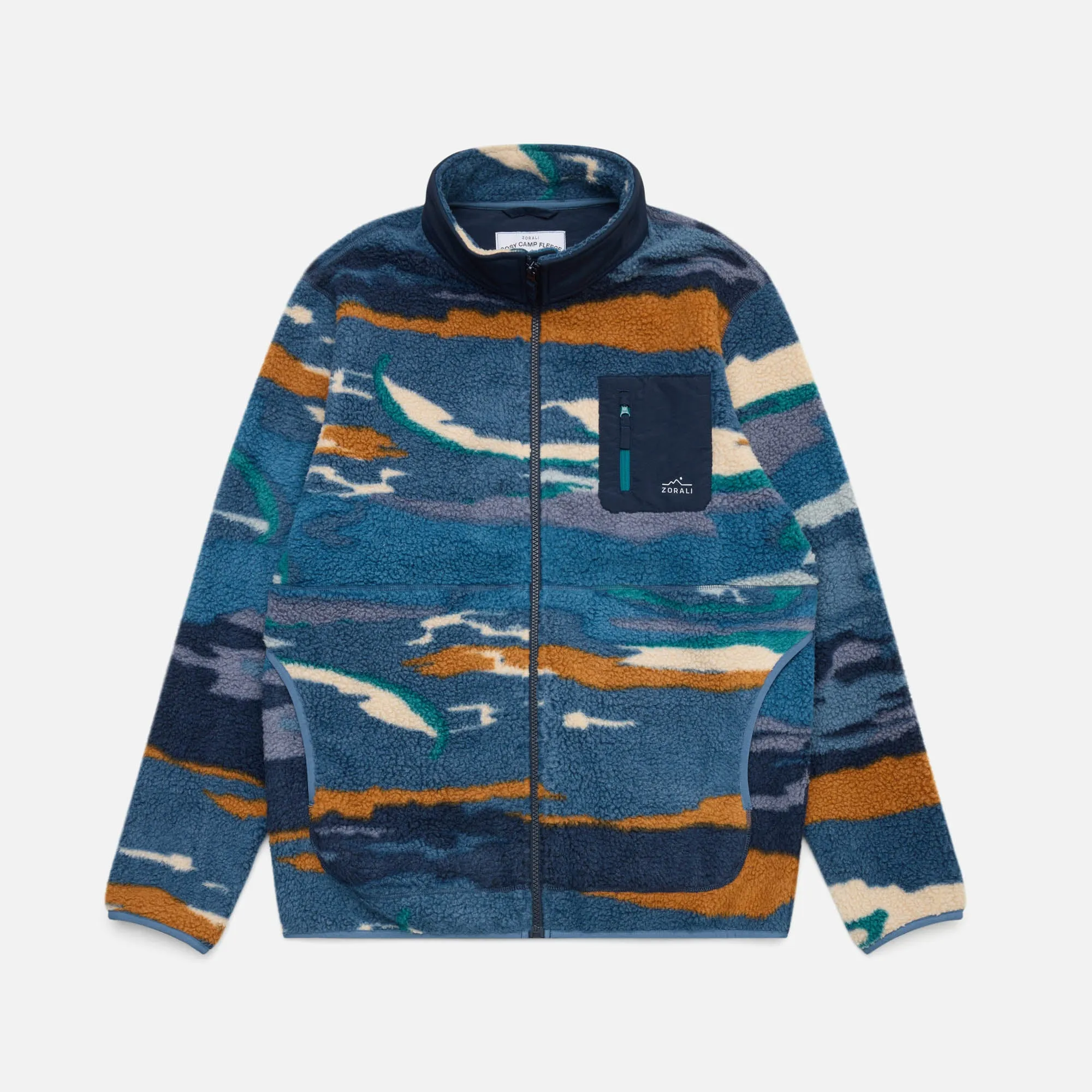 Cosy Camp Fleece Tides
