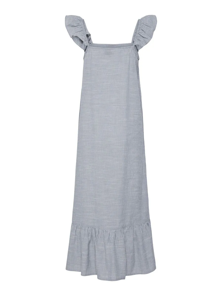Cotton Linen Blend Maxi Dress