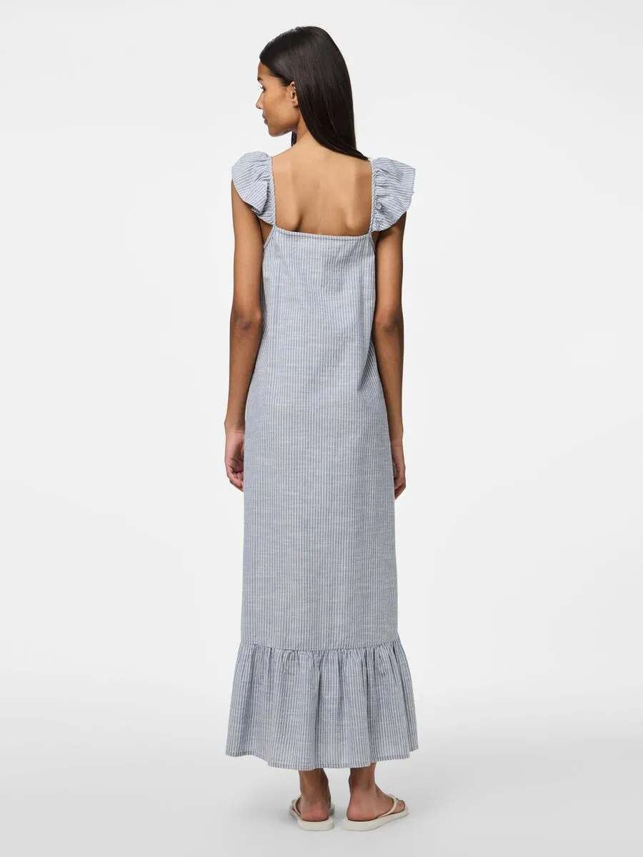 Cotton Linen Blend Maxi Dress