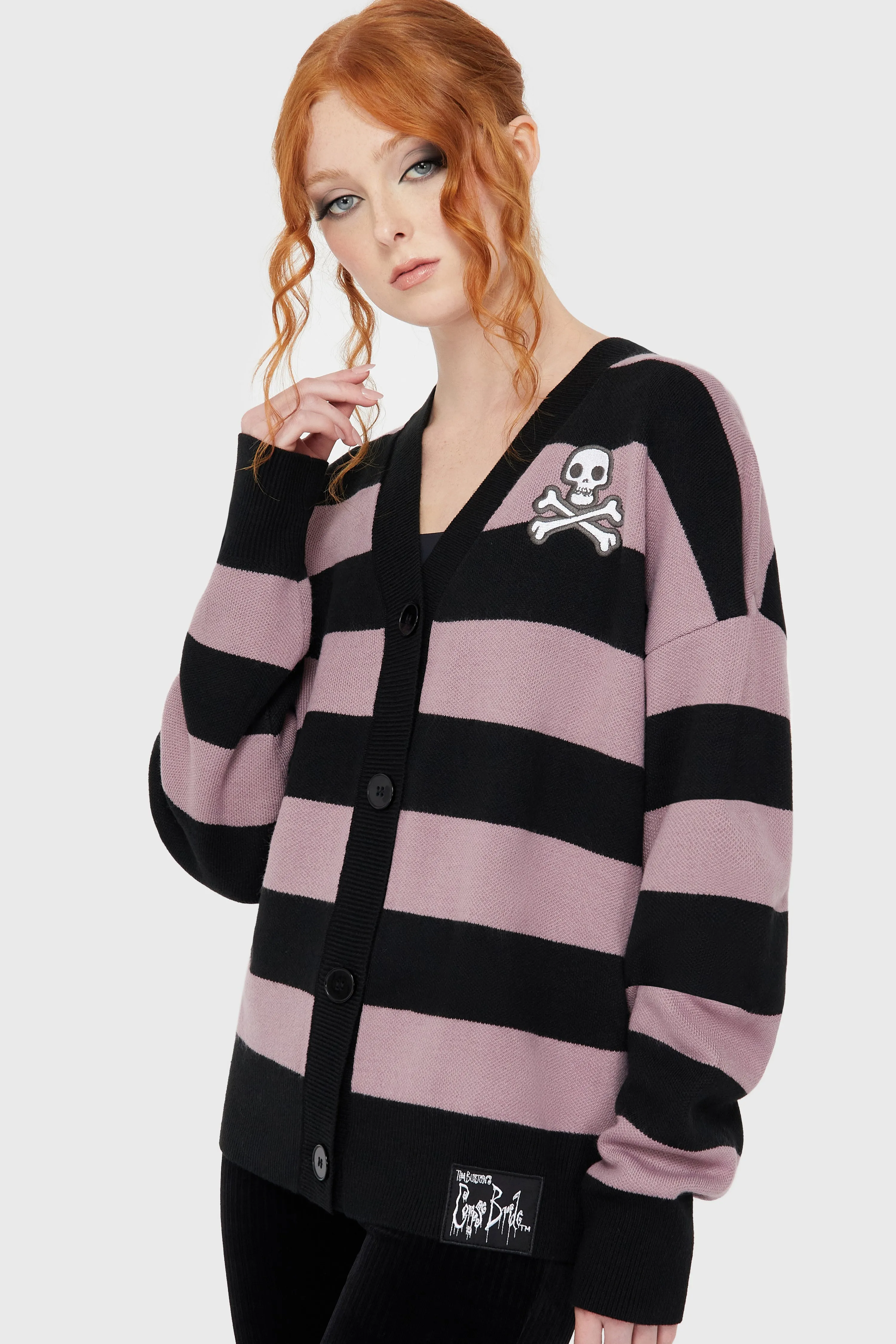 Crossbones Knit Cardigan