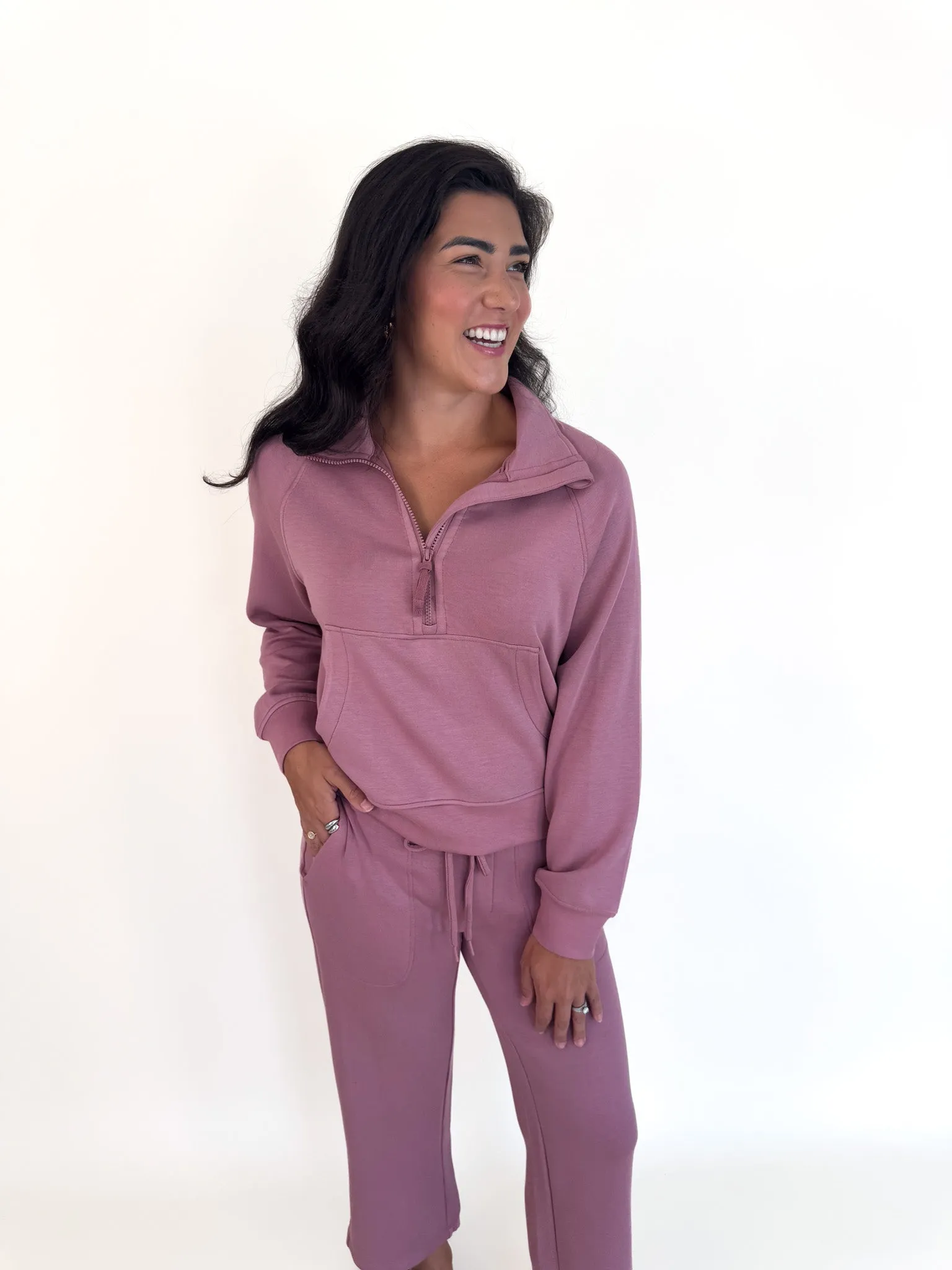 Dried Lavender Athletic Pullover