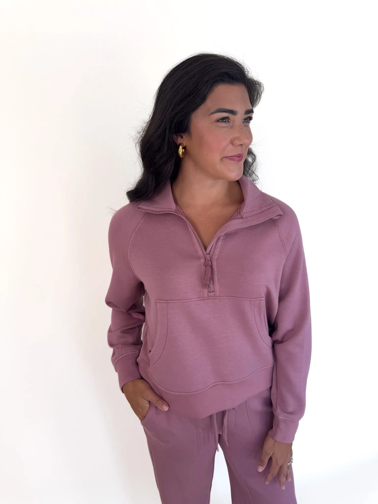 Dried Lavender Athletic Pullover