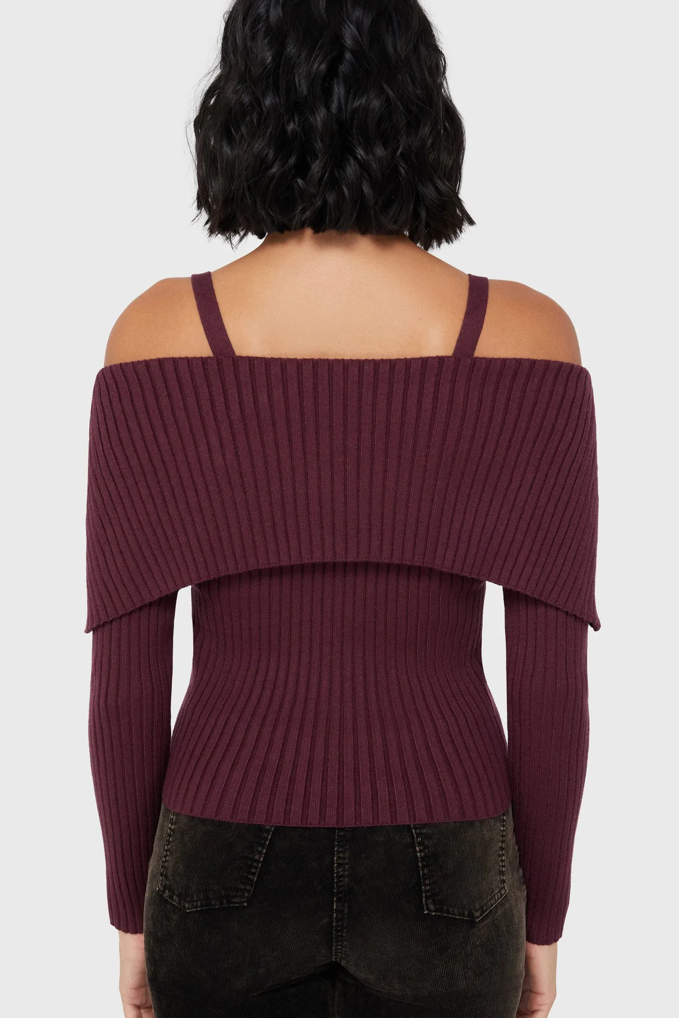 Dusk Empress Knit Top [Purple]