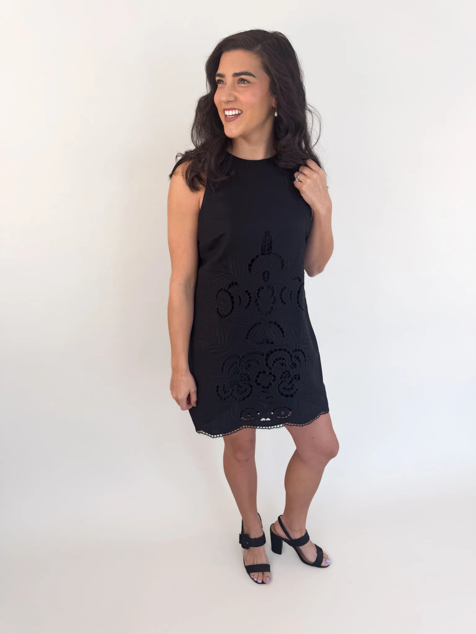 Embroidered Blooms Dress