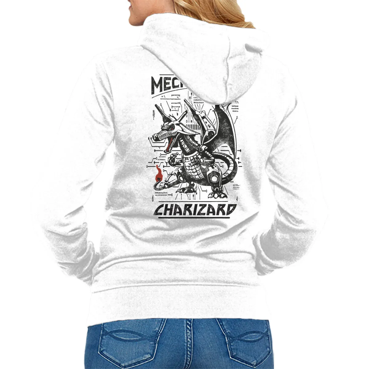 Side Pockets Mechanical Dragon