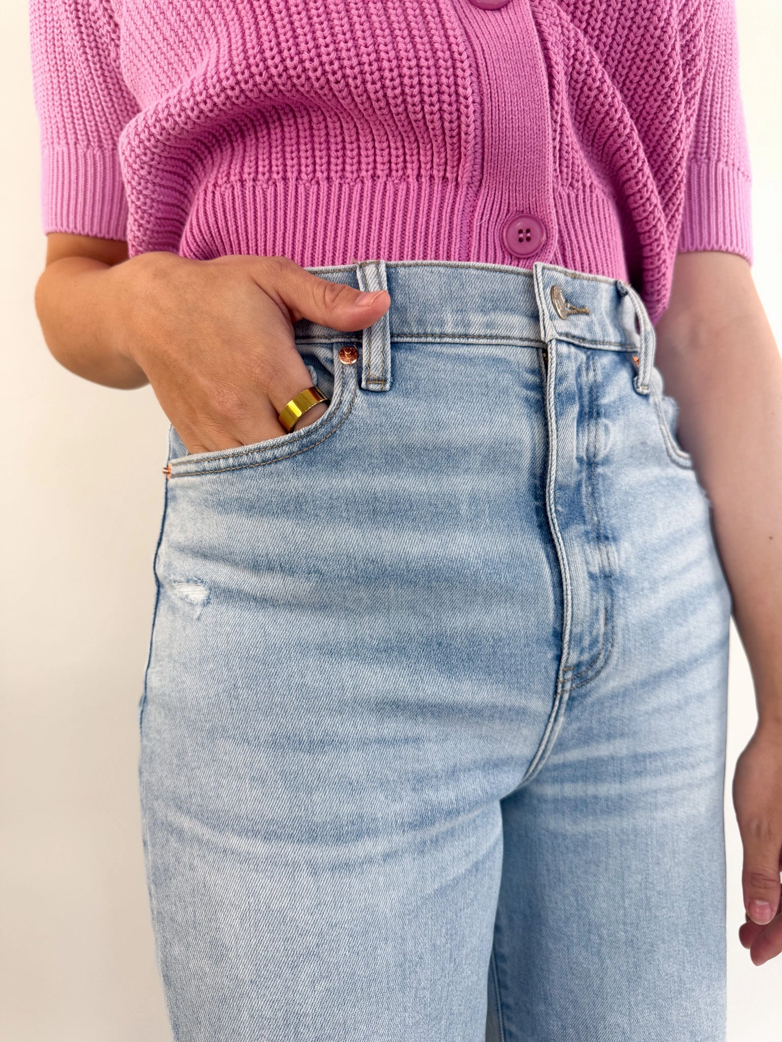 Far Out Blooming Vintage Denim