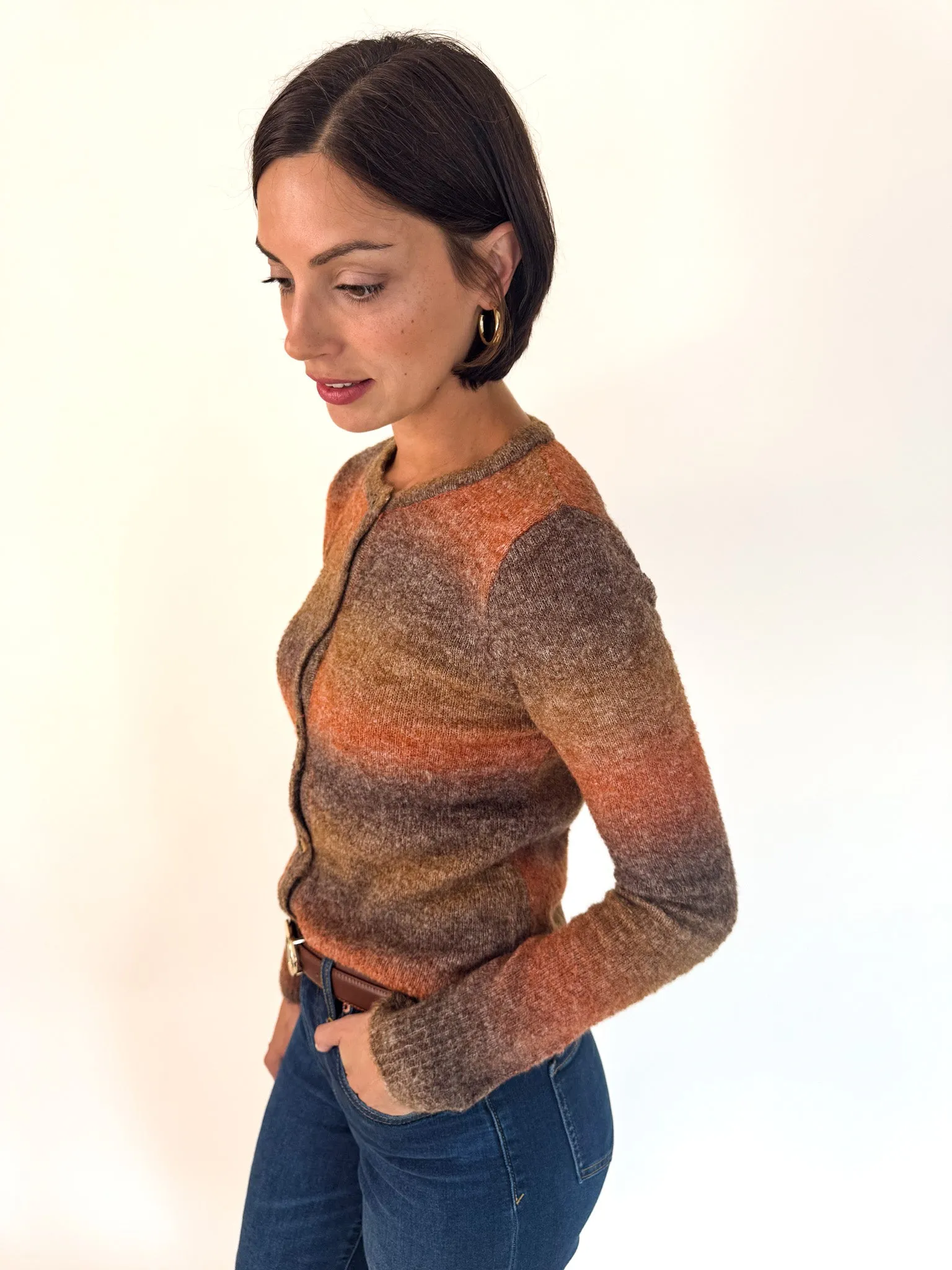 Haley Ombre Cardigan