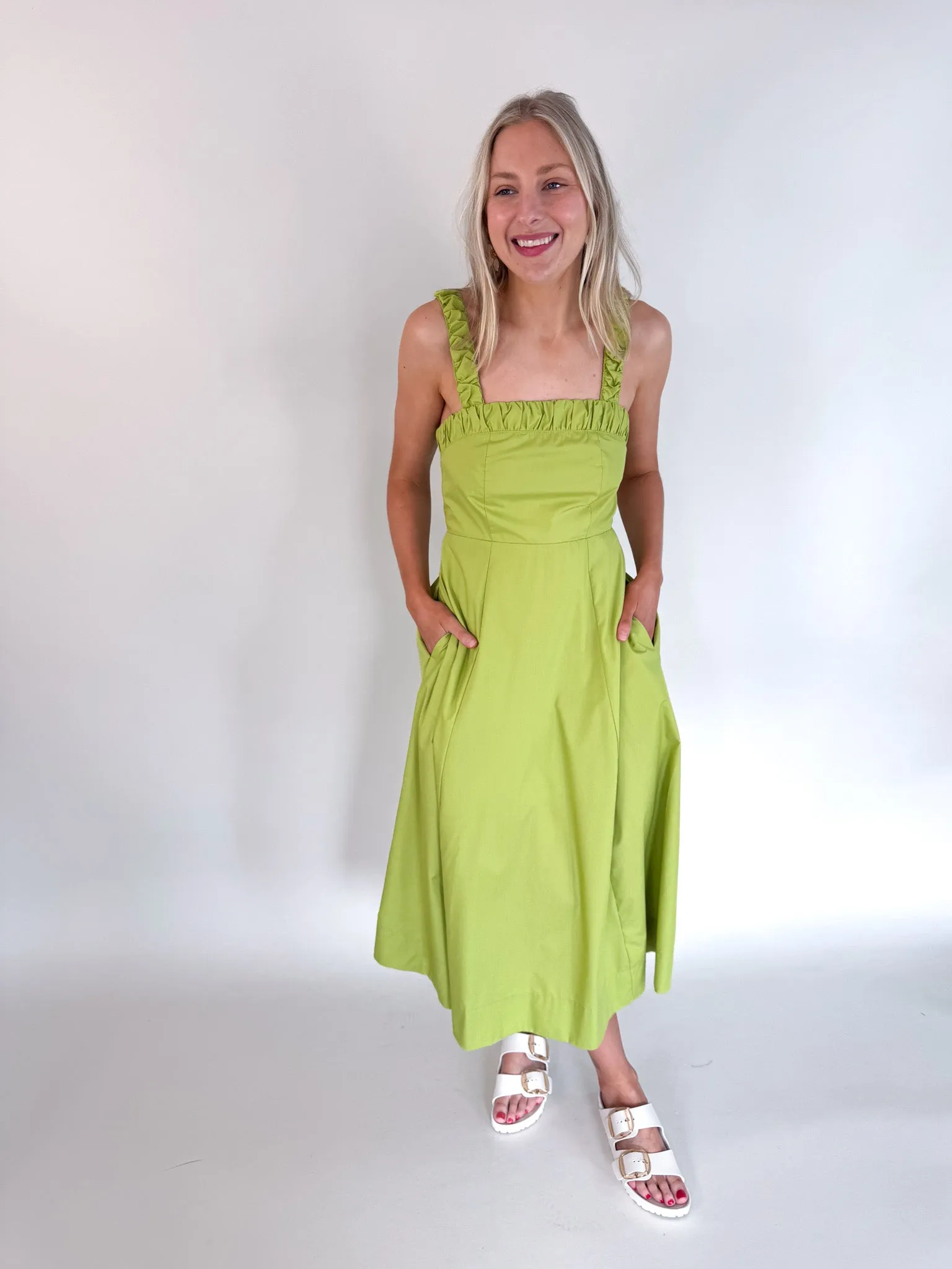 Harmony Pocket Midi Dress