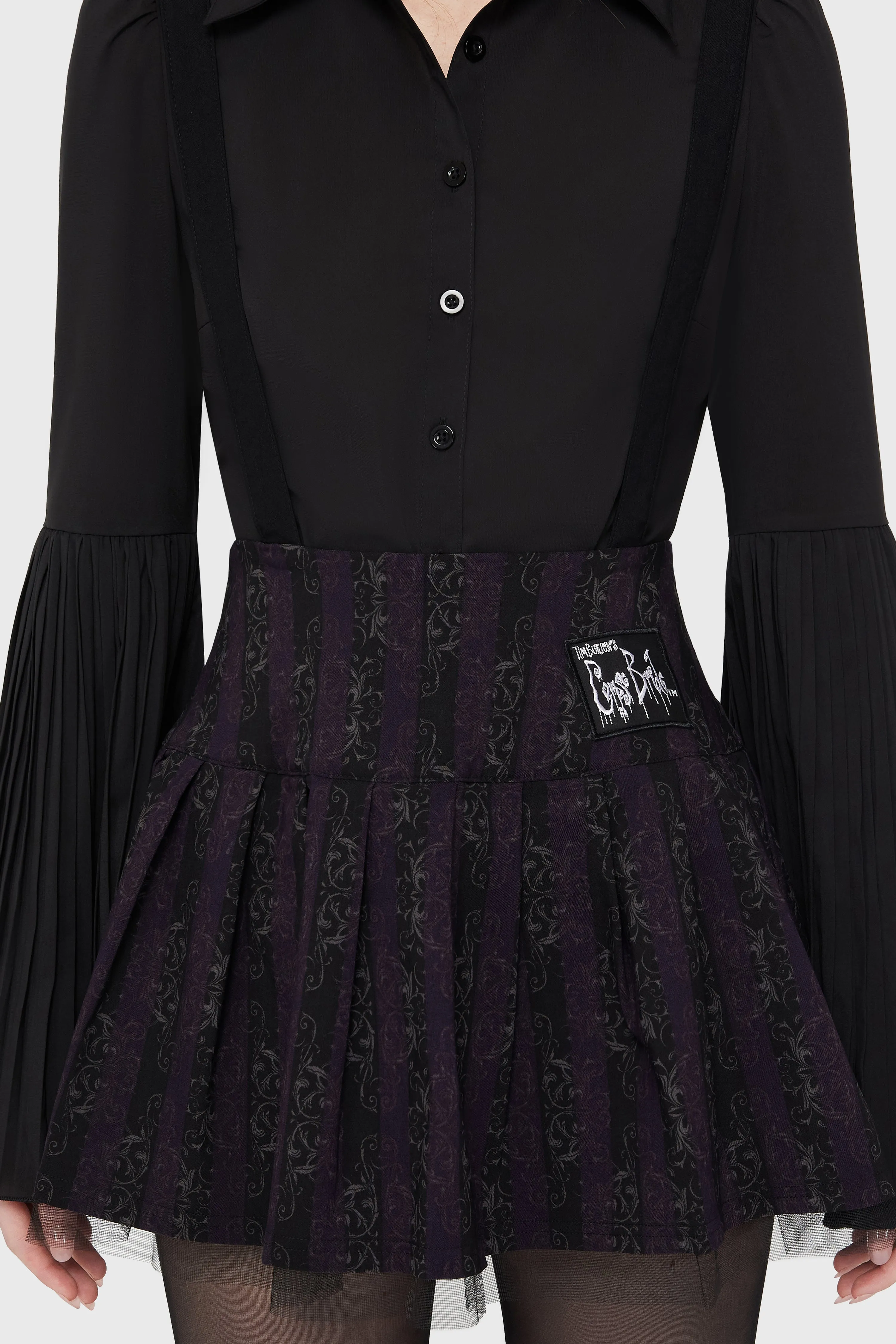 Haunted Phase Pinafore Skirt