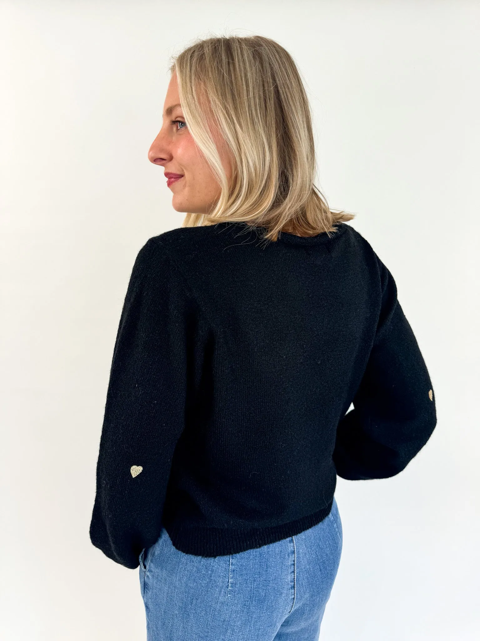 Heart of Gold Button Cardigan