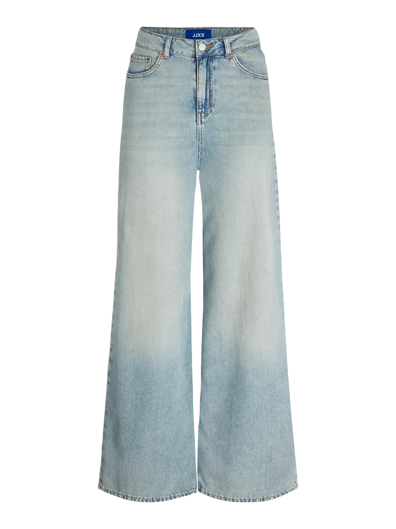 High Waist Wide Leg Light Jeans