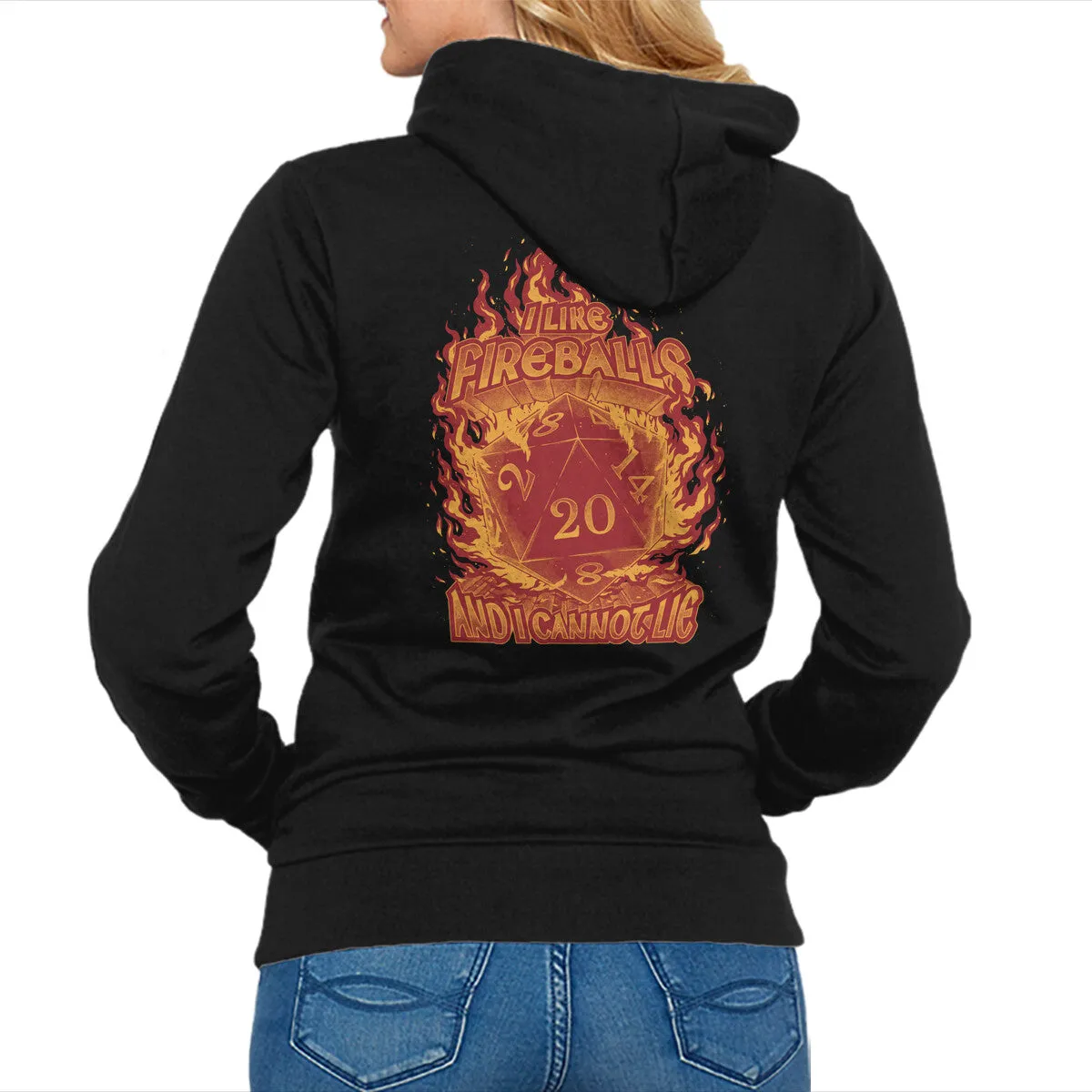 I Like Fireballs Relaxed Hoodie