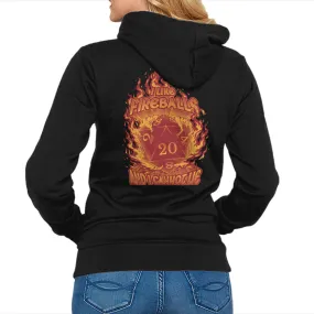 I Like Fireballs Relaxed Hoodie