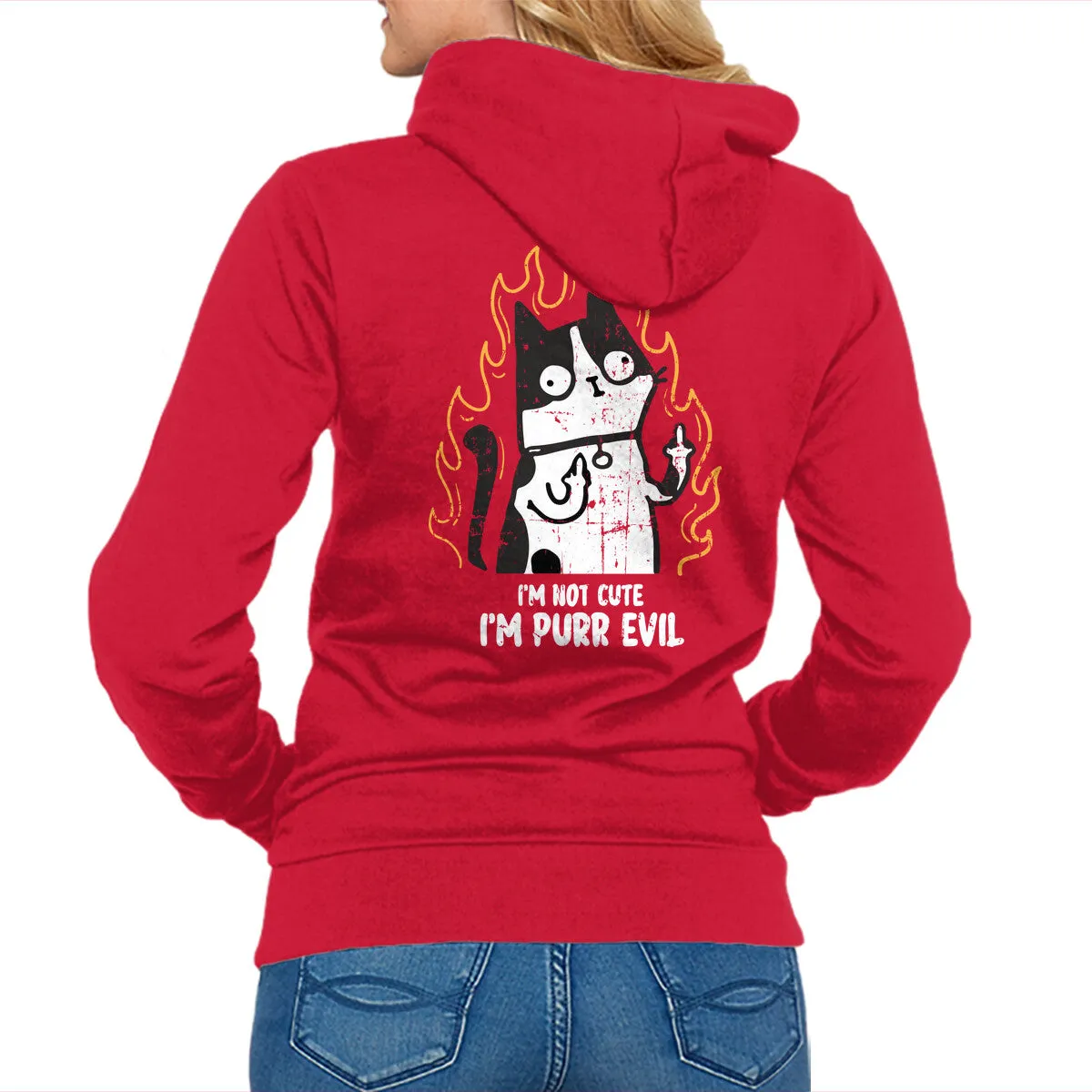 I'm Purr Evil Cozy Layers Relaxed Vibe