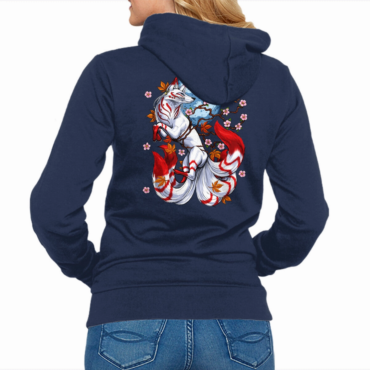 Kitsune Japanese Fox Hoodie Fashion