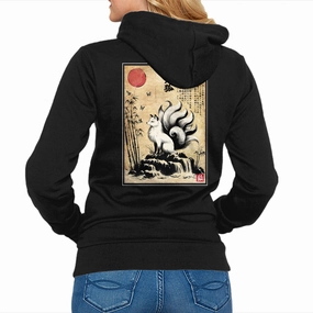 Classic Layer Lightweight Design Kitsune Woodblock