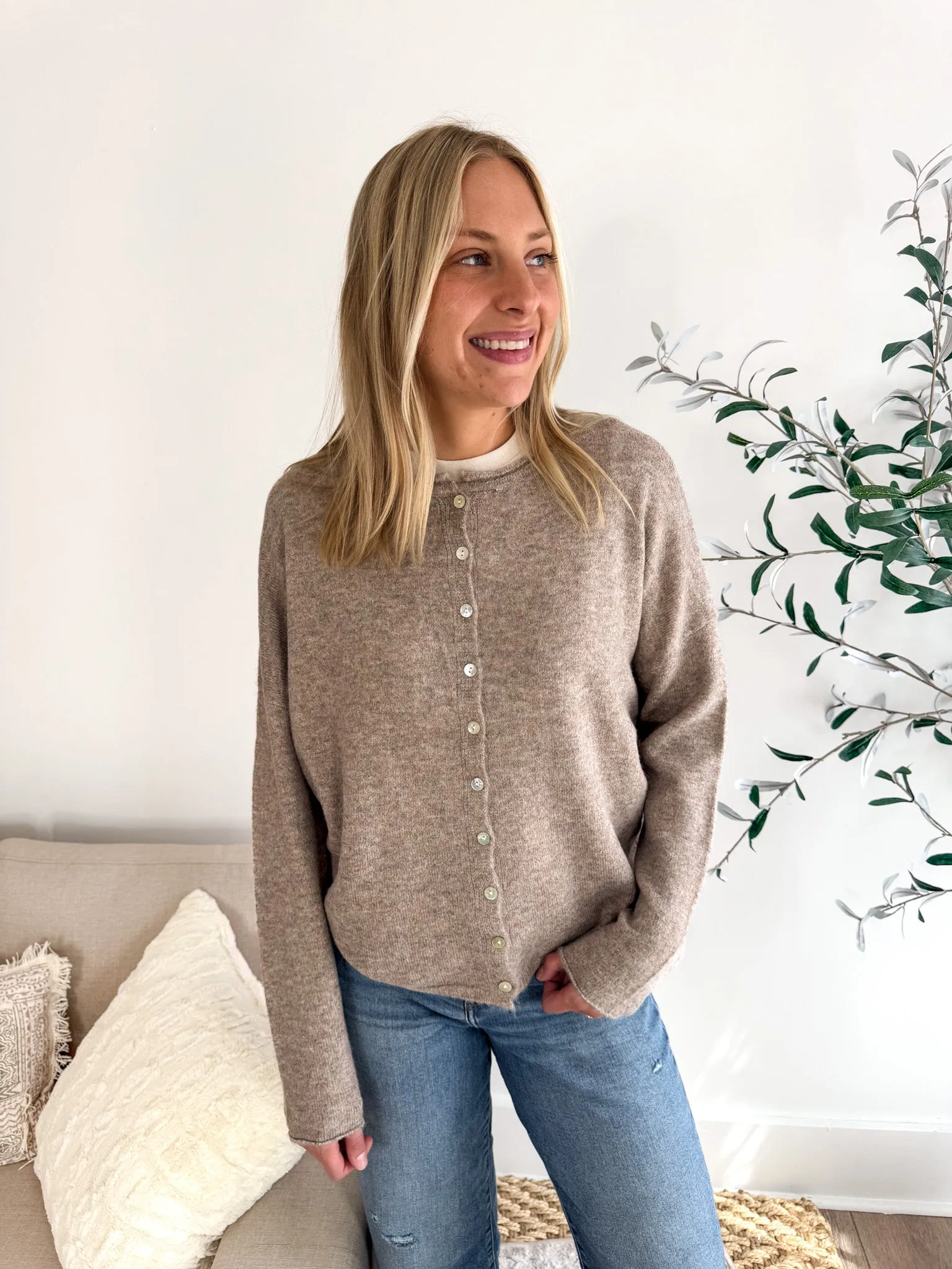 Krista Button Down Cardigan