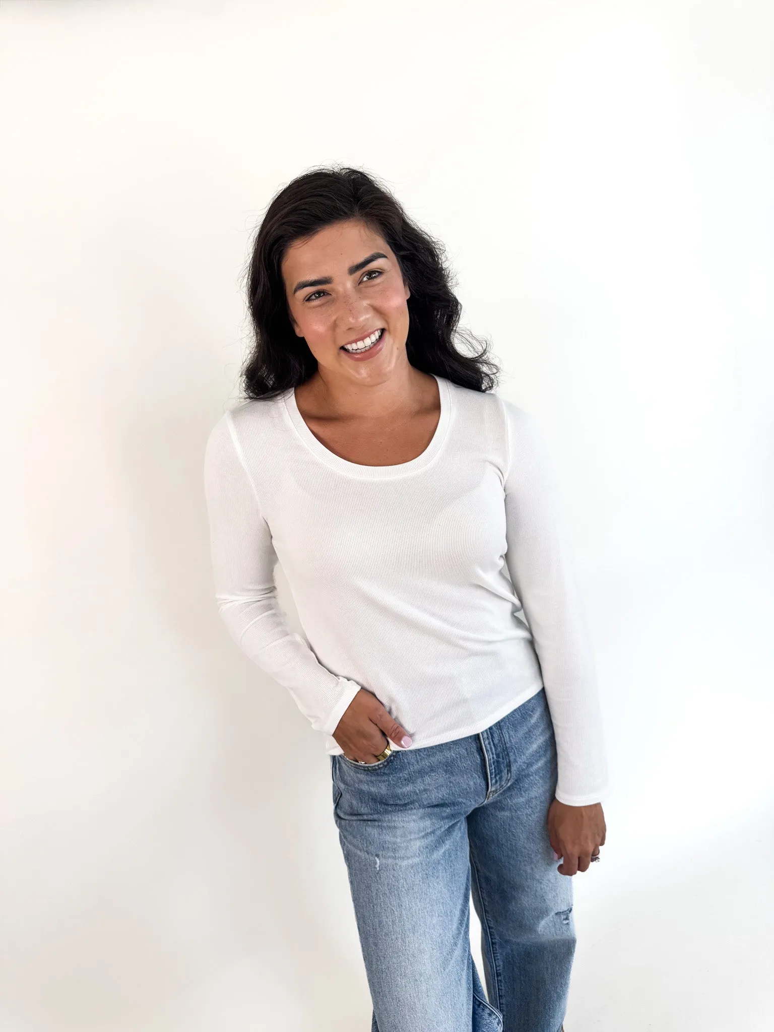 Lauren Long Sleeve- White