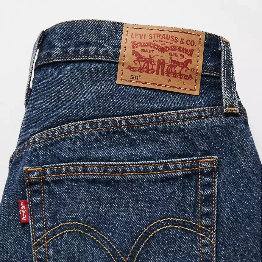 Levi's 501 Mid Thigh Shorts- Pleased to Meet You