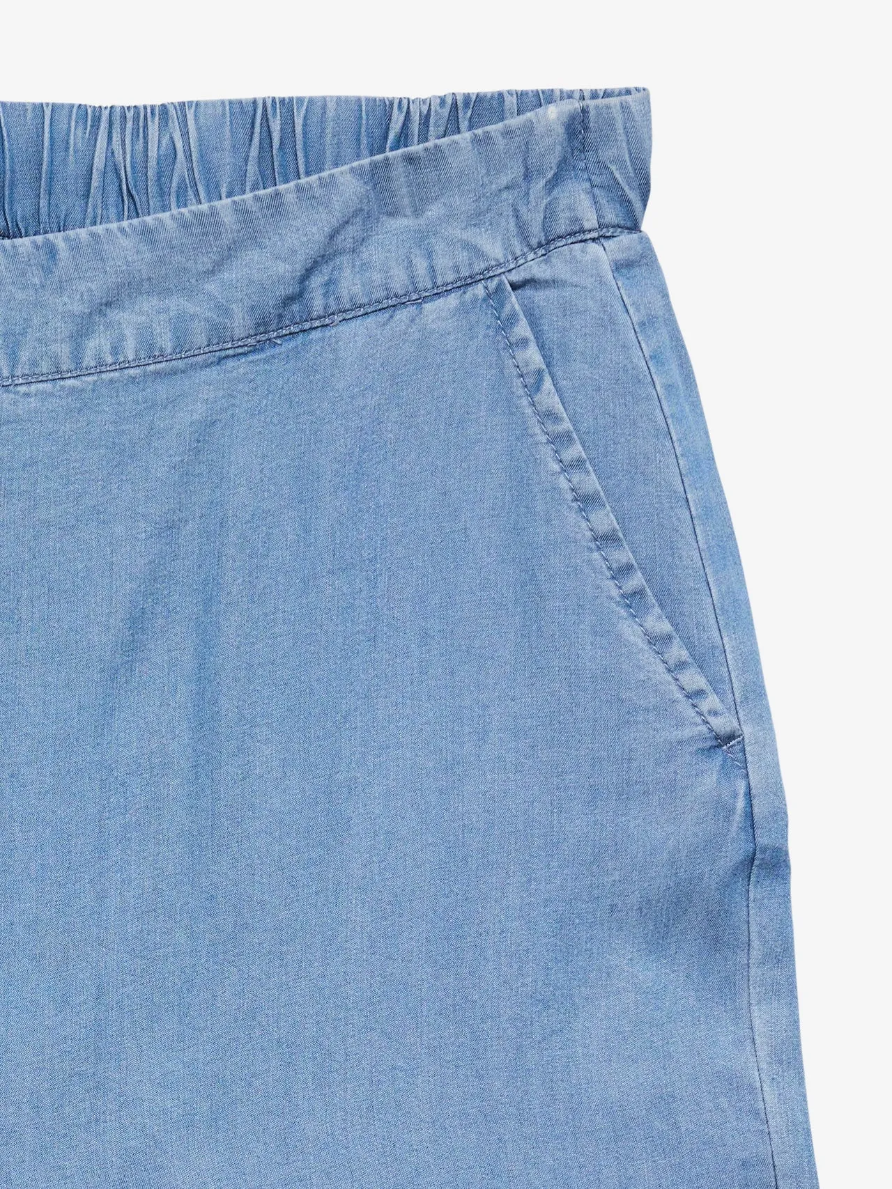 Light Denim Tencel Culotte
