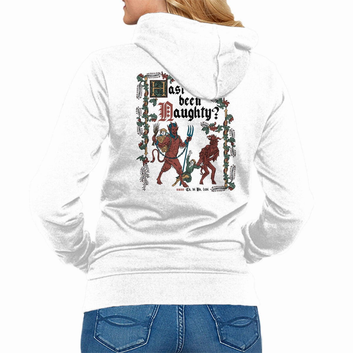 Krampus Medieval Style Flannel Simple Fashion