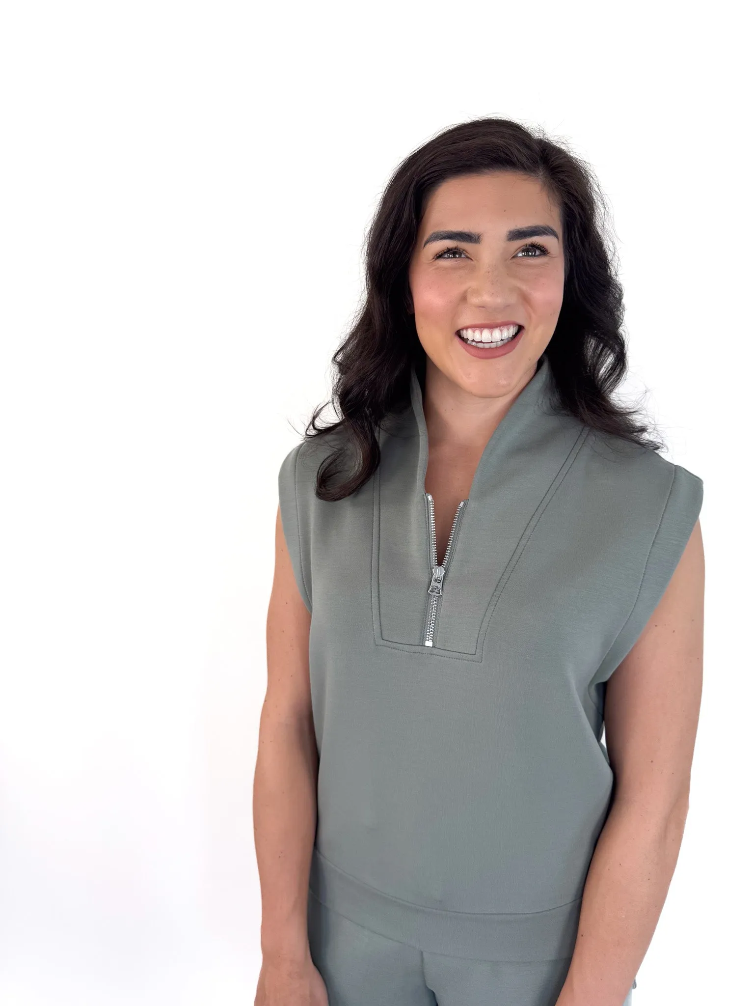 Loretta Shadow Half Zip