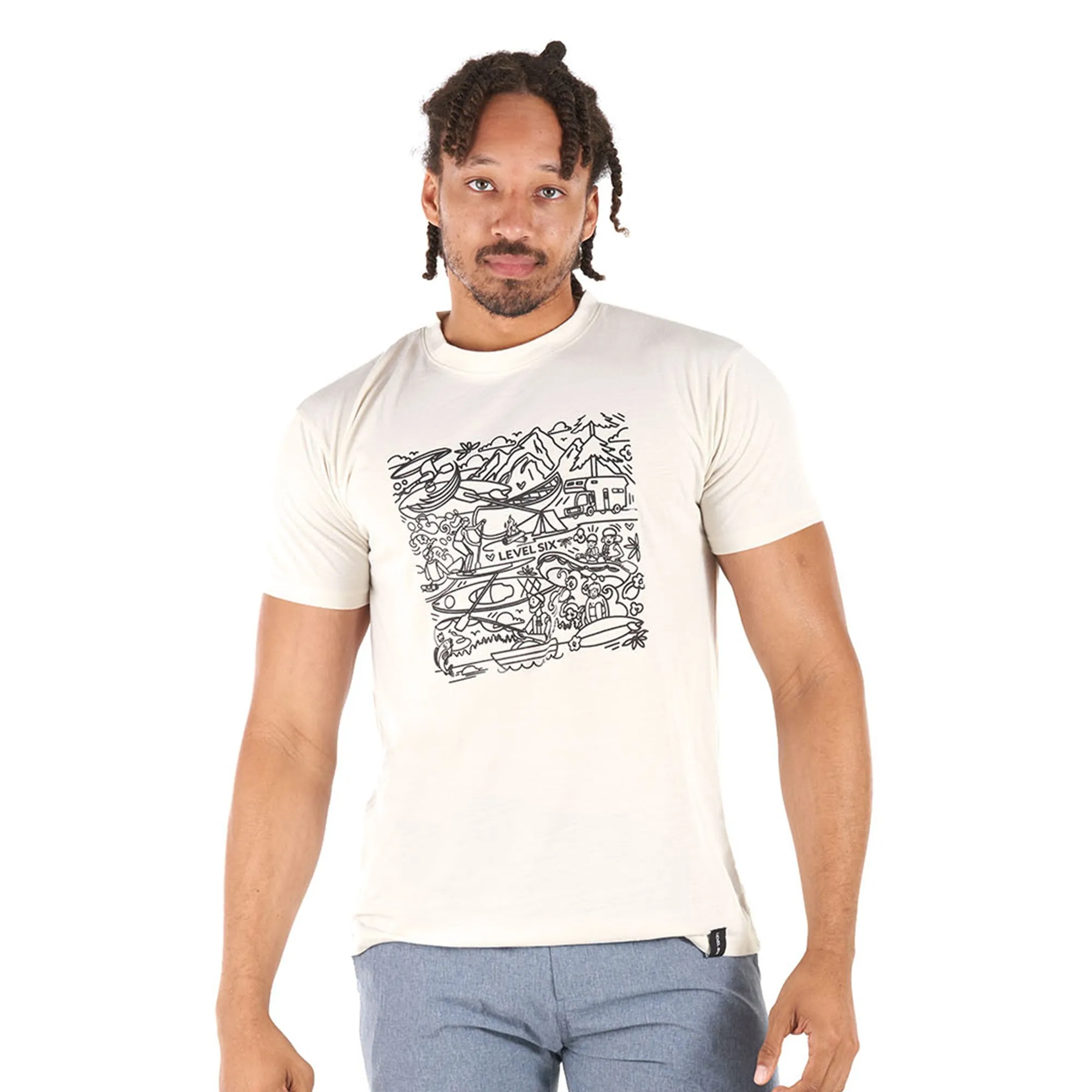 Men's Level Six Graffiti Tee ??