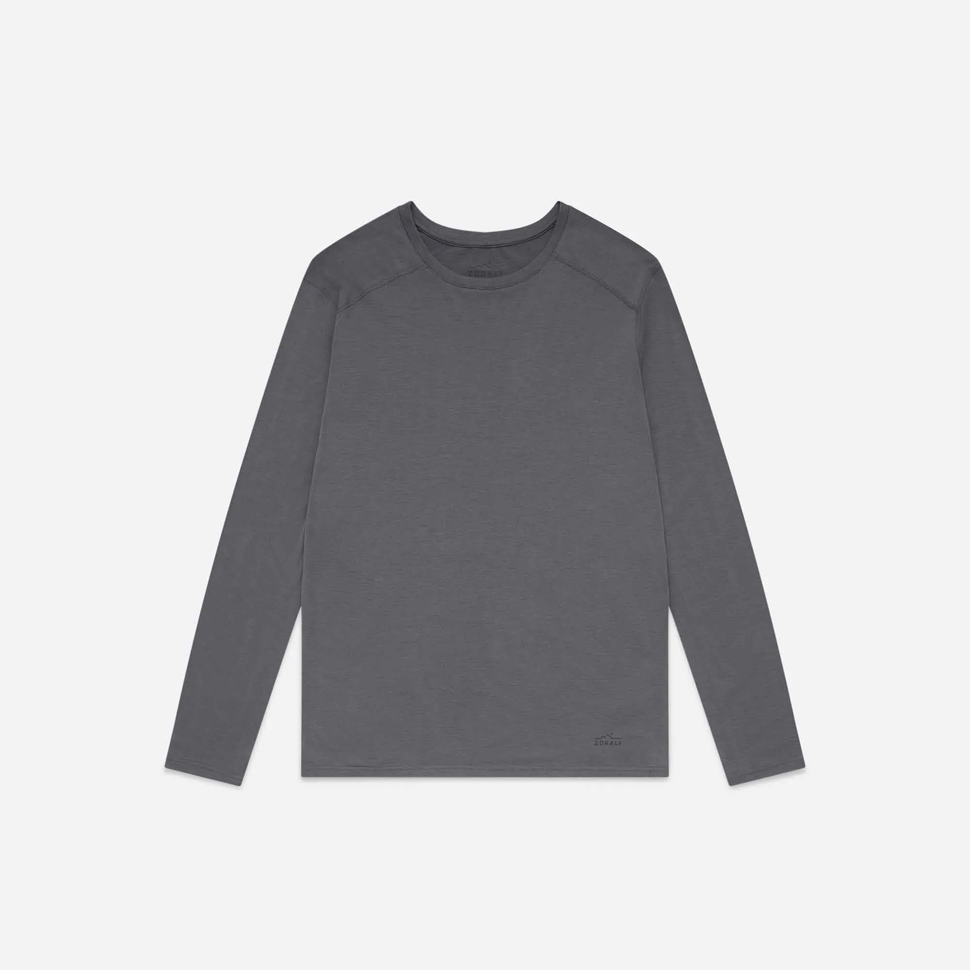 Mens Merino LS Base Layer Ash