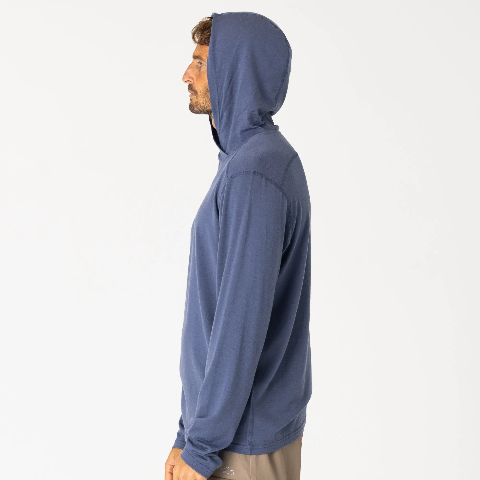 Mens Merino LS Hoody Elysian