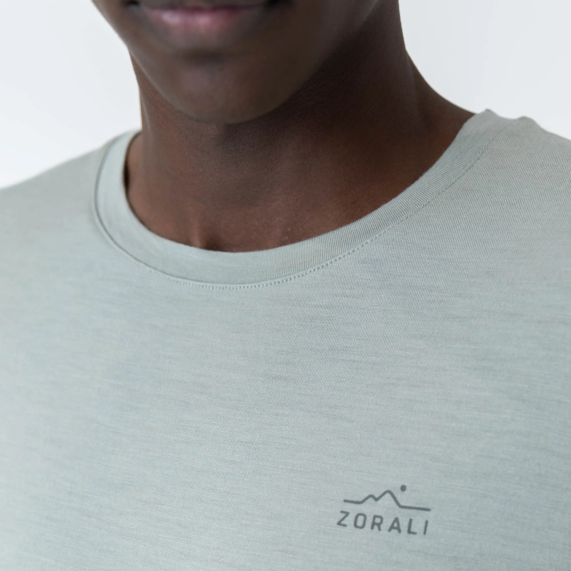 Mens Merino T-Shirt Fog