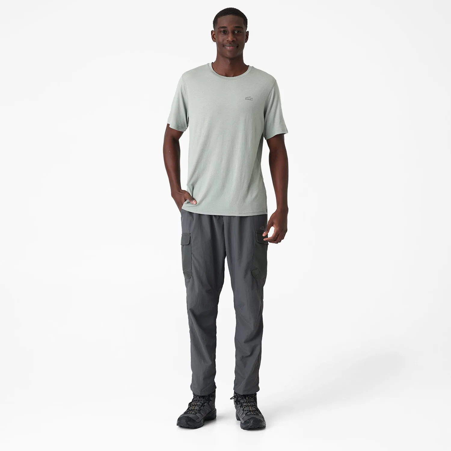 Mens Merino T-Shirt Fog