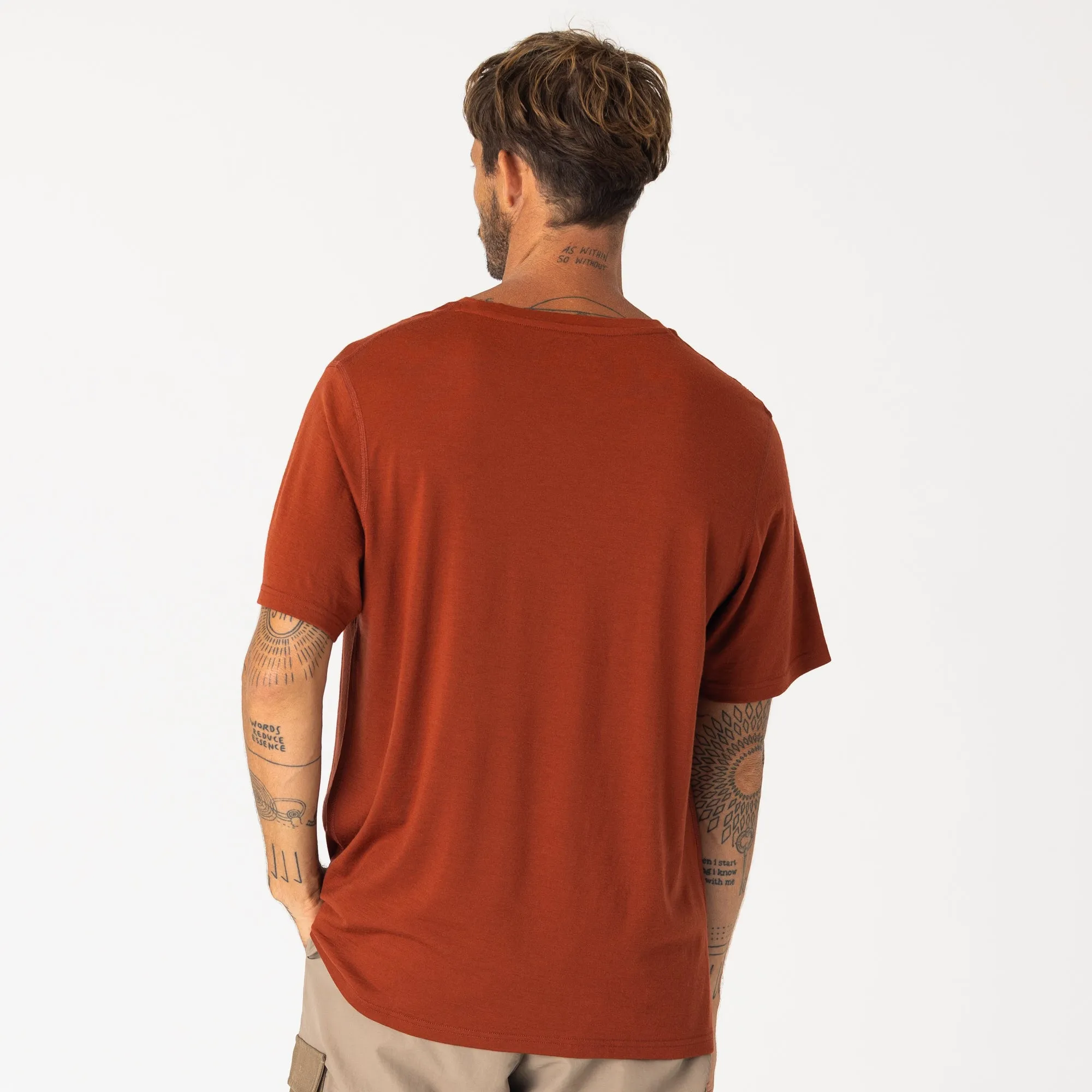 Mens Merino T-Shirt Tannin