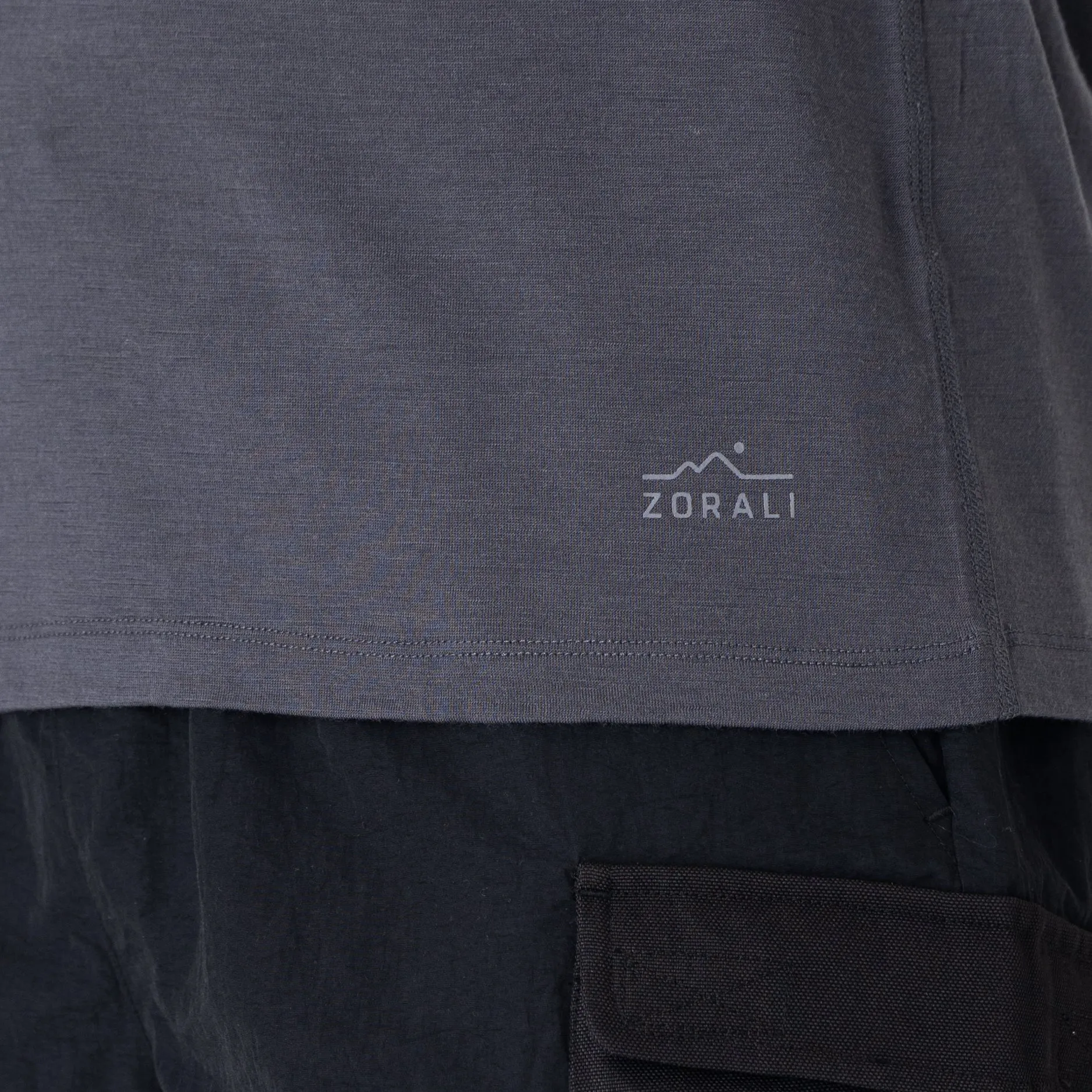 Mens Merino Tank Ash