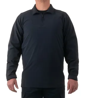 Front of Men's Pro Duty Pullover in Midnight Navy |color_midnight navy