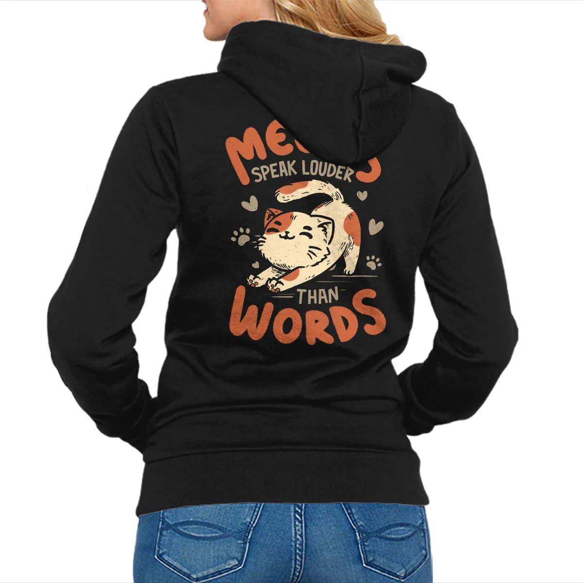 Meows Speak Louder Than Words Relaxed Layers product promotion